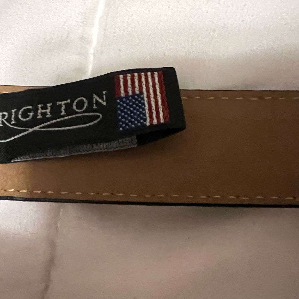 Brighton Silver Heart Western Belt - Picture 3 of 3